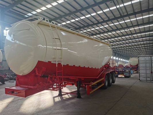 3 axle bulker xi măng Tanker trailer 10000 gallon 42 mét khối Fly Ash trailer