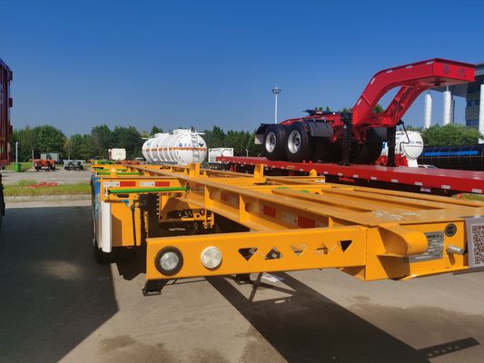 2 trục 20ft 40ft Skeleton trailer Container Skeletal trailer Transporter