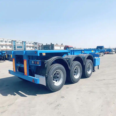3 trục 6m 20ft Skeleton Trailer Truck 20ft Skeletal Trailer Để bán